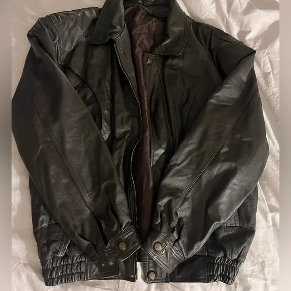 ジャケット・アウター 90s A-2 real leather bomber jacket vtg Z 90s A-2 real leather bomber jacket vtg Z